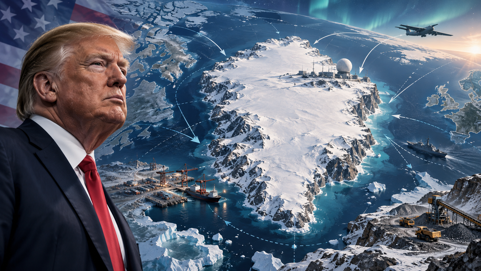No momento, você está visualizando Trump não comprou a Groenlândia — mas conseguiu parte do que queria